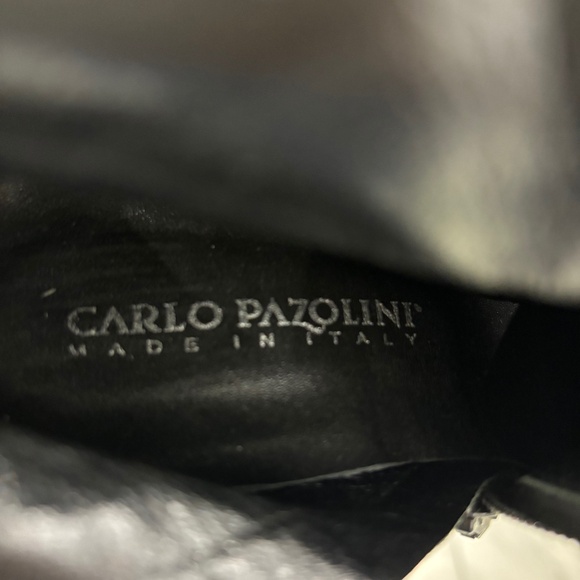 Womens Carlo Pasolini Black Leather Booties Size 36 Made in Italy - Picture 9 of 9